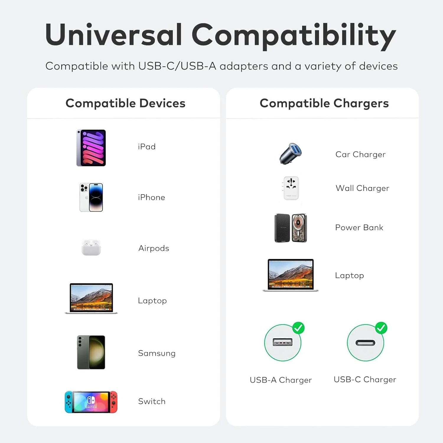 Power Cord 4-in-1 charging cable