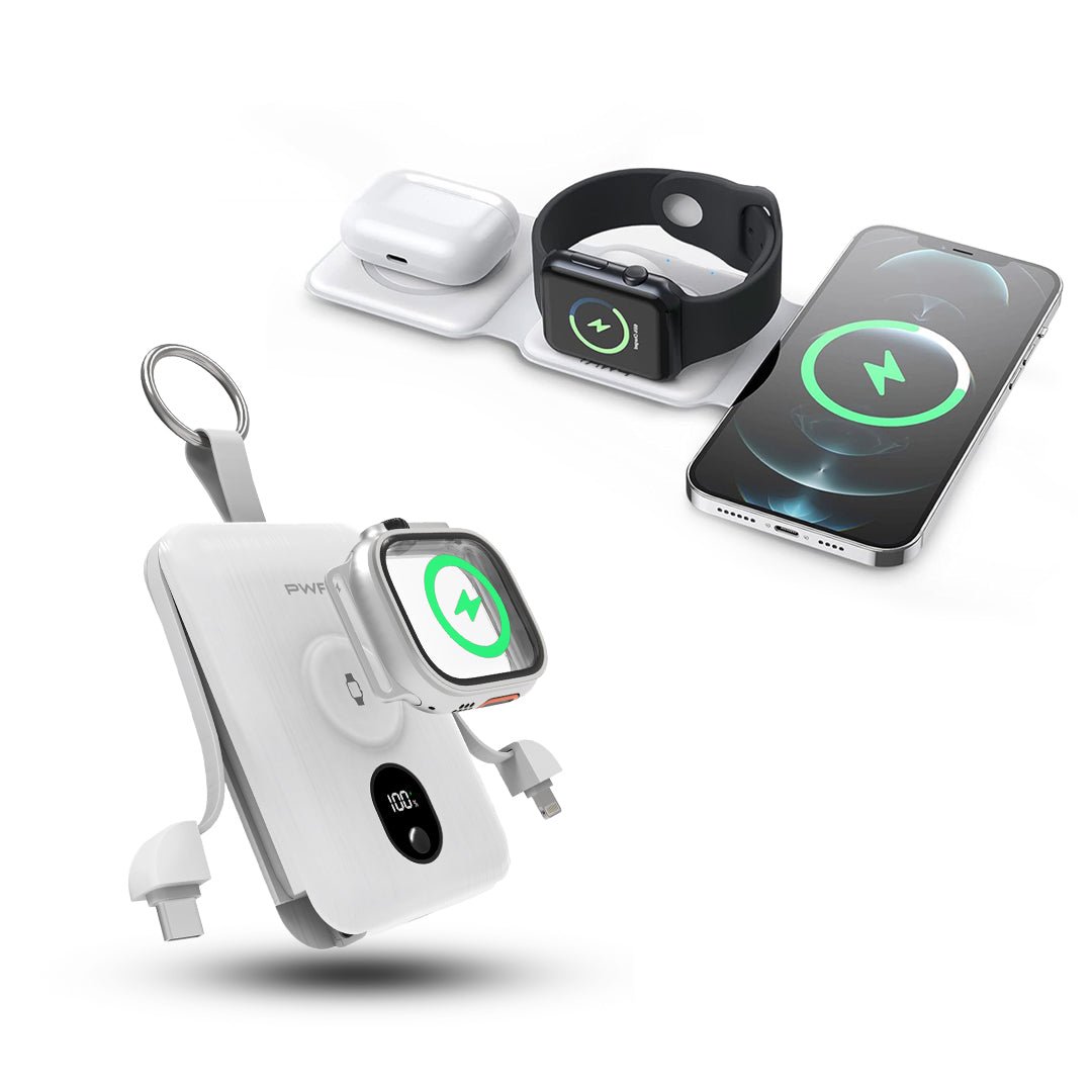 Versa 4-in-1 Power Bank + Flex 3 in 1 Charger