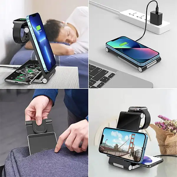 Fold- 3 in 1 Charging Station