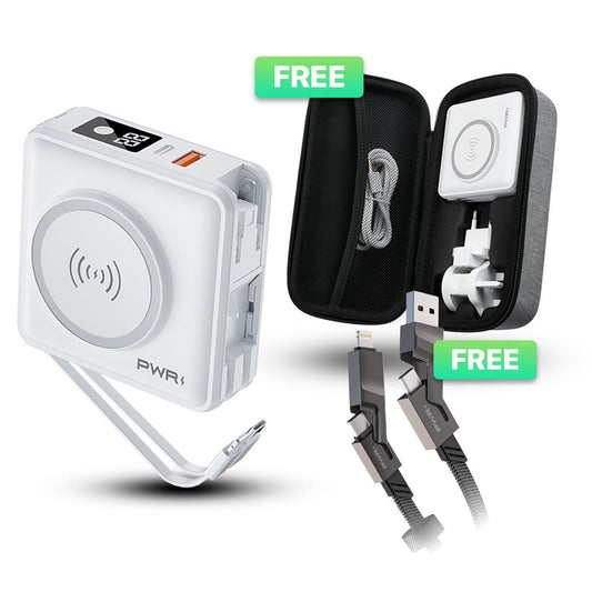 Travel PRO 5 in 1 Power Bank + Case + Cord (BOGO Free)