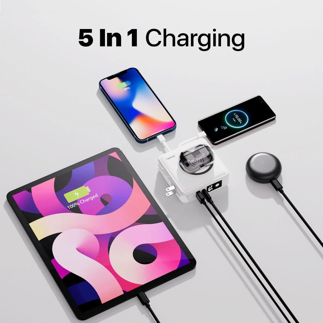 Travel Pro - 5 in 1 Power Bank